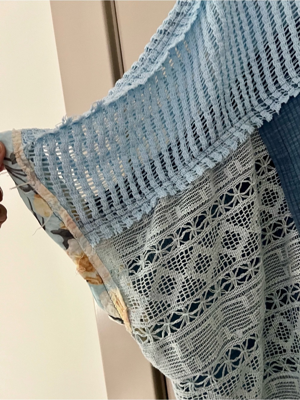 POL Crochet & Knit Short Sleeve Top - Picture 2 of 3